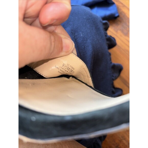 Vince Camuto Fora Heels Black Studs Ankle Strap Leather Peep Toe 9.5 - Picture 4 of 10